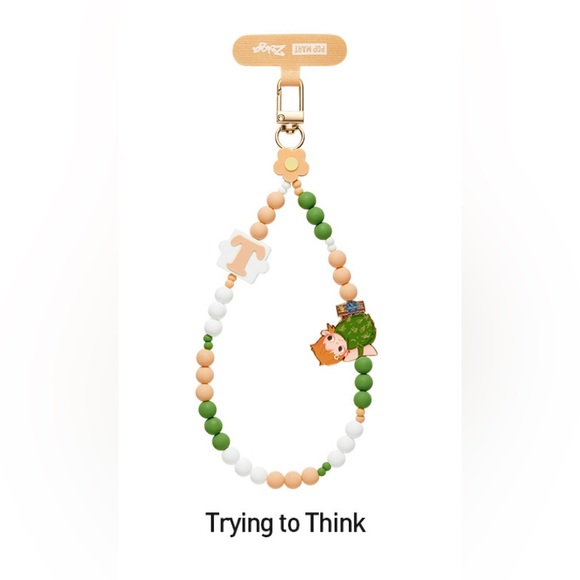 Hand in Hand Cell Phone Charm - Trying to Think - Picture 1 of 3